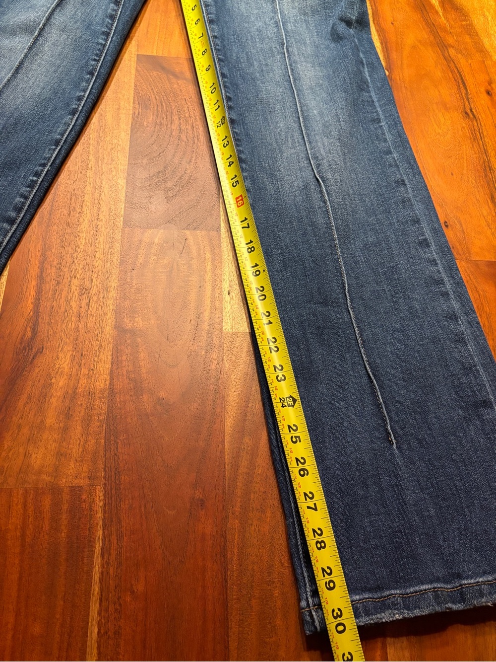 RISEN Seamed High Rise Wide Leg Jeans - Size 27 - Picture 7 of 7